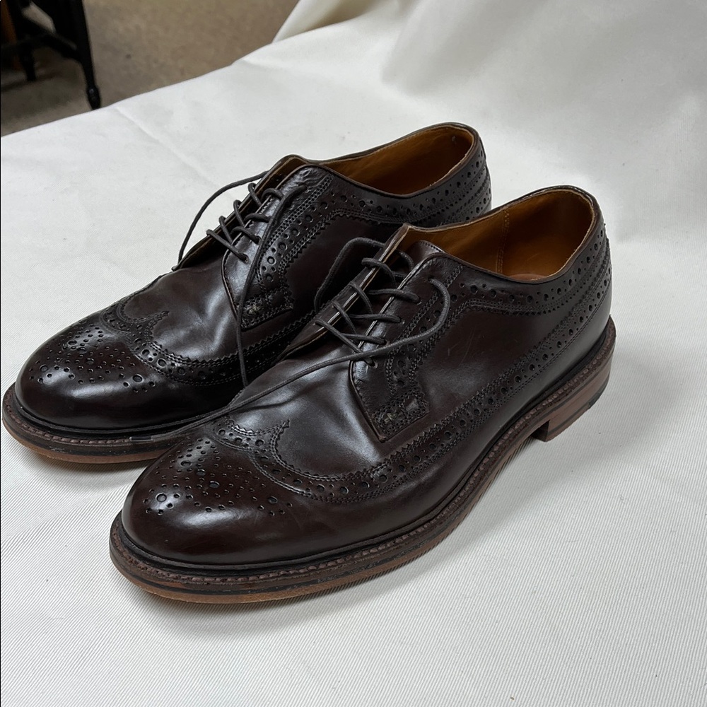 J. Crew Ludlow Dark Brown Leather Oxfords size 10D - Picture 4 of 9
